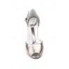 Women's Sandals Gray Leather Buckle Platform 302549,95 €