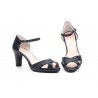 Women's Leather Sandals with Heel and Platform 302849,95 €