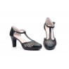 Women's Navy Blue Laser Leather Shoes 302949,95 €