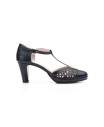 Women's Navy Blue Laser Leather Shoes 302949,95 €