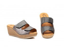 Women's Leather Sandals Gray GEL 305644,95 €