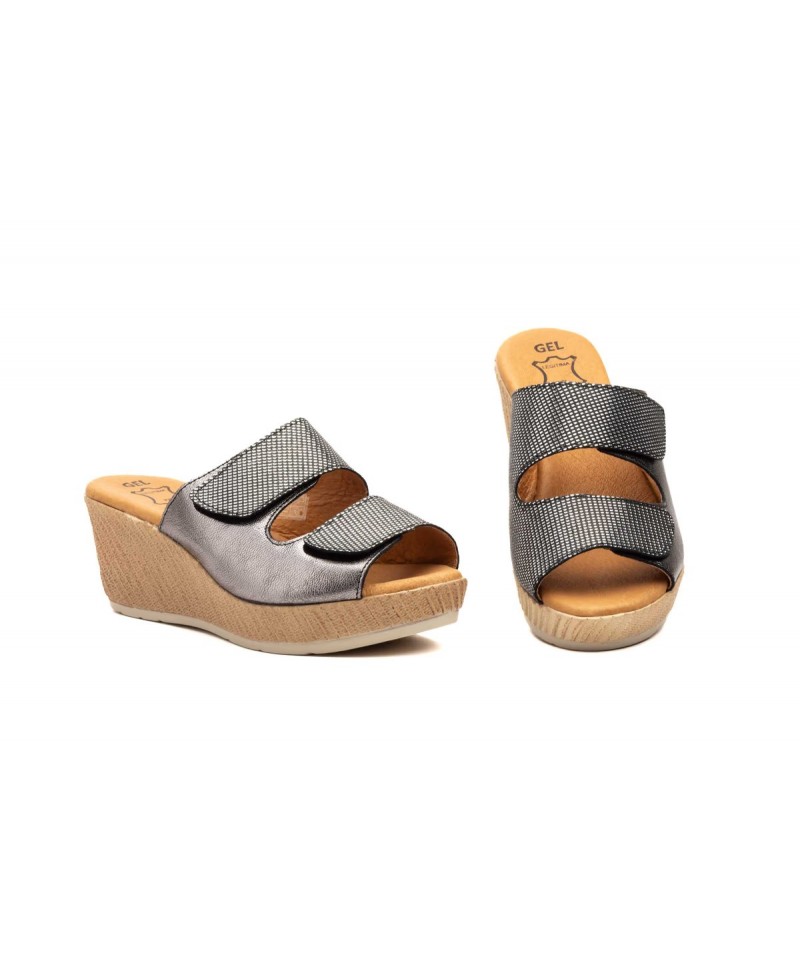 Women's Leather Sandals Gray GEL 305644,95 €