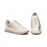 Deportivos Mujer Piel Platino Blanco Cordones 3163 54,95 €