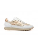 Deportivos Mujer Piel Platino Blanco Cordones 3163 54,95 €