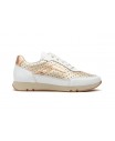 Deportivos Mujer Piel Platino Blanco Cordones 3163 54,95 €