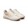 Deportivos Mujer Piel Platino Blanco Cordones 3163 54,95 €