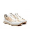 Deportivos Mujer Piel Platino Blanco Cordones 3163 54,95 €