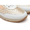 Deportivos Mujer Piel Platino Blanco Cordones 3163 54,95 €
