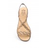 Sandalias Mujer Trenzado Piel Metalizado Elástico Cuña 323 44,95 €
