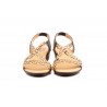 Sandalias Mujer Trenzado Piel Metalizado Elástico Cuña 323 44,95 €