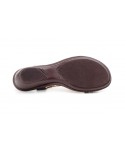 Sandalias Mujer Trenzado Piel Metalizado Elástico Cuña 323 44,95 €