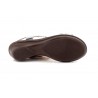 Women's Braided Leather Sandals Metallic Elastic Wedge 32344,95 €