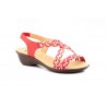 Women's Braided Leather Sandals Metallic Elastic Wedge 32344,95 €