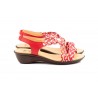 Women's Braided Leather Sandals Metallic Elastic Wedge 32344,95 €