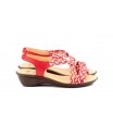 Women's Braided Leather Sandals Metallic Elastic Wedge 32344,95 €