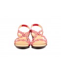 Women's Braided Leather Sandals Metallic Elastic Wedge 32344,95 €