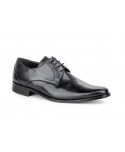 Zapatos Hombre Piel Negro Cordones Suela de Cuero 3239 3239 69,95 €