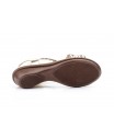 Sandalias Mujer Piel Oro Glitter Planta GEL 325G 44,95 €