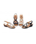 Sandalias Mujer Piel Oro Glitter Planta GEL 325G 44,95 €