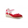 Jute Women Canvas Wedge Heel with Buckle and Polka Dots 38544,95 €
