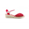 Jute Women Canvas Wedge Heel with Buckle and Polka Dots 38544,95 €