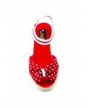 Jute Women Canvas Wedge Heel with Buckle and Polka Dots 38544,95 €