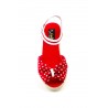 Jute Women Canvas Wedge Heel with Buckle and Polka Dots 38544,95 €