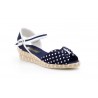 Jute Women Canvas Wedge Heel with Buckle and Polka Dots 38544,95 €