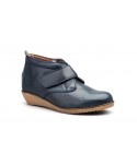 Boot Woman Leather Black Brown Red Taupe Velcro Type JAM-39739,90 €