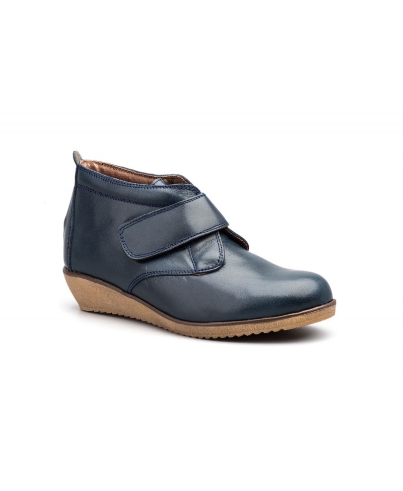 Boot Woman Leather Black Brown Red Taupe Velcro Type JAM-39739,90 €