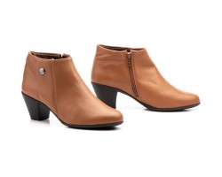 Botines Mujer Piel Tacón Cremallera 417 54,95 €