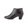Women's Leather Ankle Boots with Heel and Zipper 41754,95 €