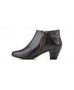 Women's Leather Ankle Boots with Heel and Zipper 41754,95 €