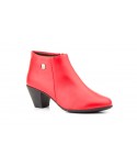 Women's Leather Ankle Boots with Heel and Zipper 41754,95 €