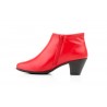 Women's Leather Ankle Boots with Heel and Zipper 41754,95 €