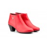 Women's Leather Ankle Boots with Heel and Zipper 41754,95 €