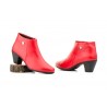 Women's Leather Ankle Boots with Heel and Zipper 41754,95 €