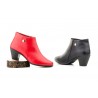 Women's Leather Ankle Boots with Heel and Zipper 41754,95 €