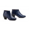 Women's Leather Ankle Boots with Heel and Zipper 41754,95 €