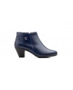 Women's Leather Ankle Boots with Heel and Zipper 41754,95 €