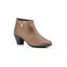 Women's Leather Ankle Boots with Heel and Zipper 41754,95 €