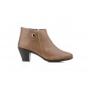 Women's Leather Ankle Boots with Heel and Zipper 41754,95 €