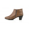 Women's Leather Ankle Boots with Heel and Zipper 41754,95 €