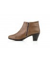 Women's Leather Ankle Boots with Heel and Zipper 41754,95 €