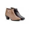 Women's Leather Ankle Boots with Heel and Zipper 41754,95 €