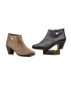 Women's Leather Ankle Boots with Heel and Zipper 41754,95 €