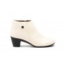 Women's Leather Ankle Boots with Heel and Zipper 41754,95 €