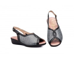 Sandalias Mujer Piel Negro 496 496 49,95 €