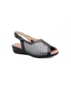 Sandalias Mujer Piel Negro 496 496 49,95 €