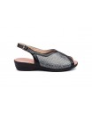Sandalias Mujer Piel Negro 496 496 49,95 €